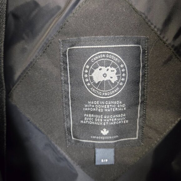 Canada Goose Sherridon Men's Parka Jacket Black - Size Small (Label 2073MB) - Picture 5 of 11
